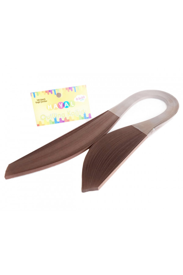 Quilling Kağıdı - Kahverengi 100lü