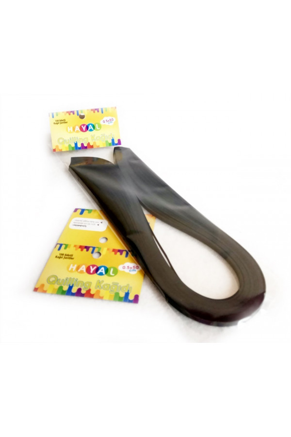 Quilling Kağıdı - Siyah Renk 100lü