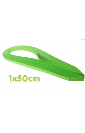 Quilling Kağıdı - Açık Yeşil Renk 1cm 100'lü