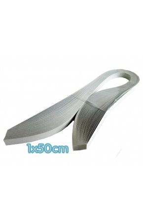 Quilling Kağıdı - Gri Renk 1cm 100'lü Quilling Kağıdı - Gri Renk 1cm 100'lü