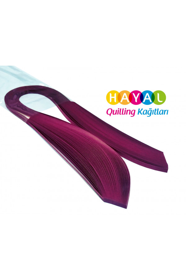 Quilling Kağıdı - Menekşe Renk 1cm 50li