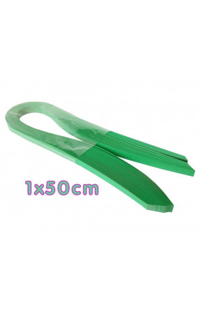 Quilling Kağıdı - Koyu Yeşil Renk 1cm 100'lü