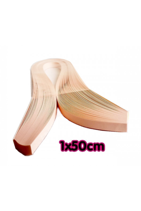 Quilling Kağıdı - Somon Renk 1cm 100lü Quilling Kağıdı - Somon Renk 1cm 100lü