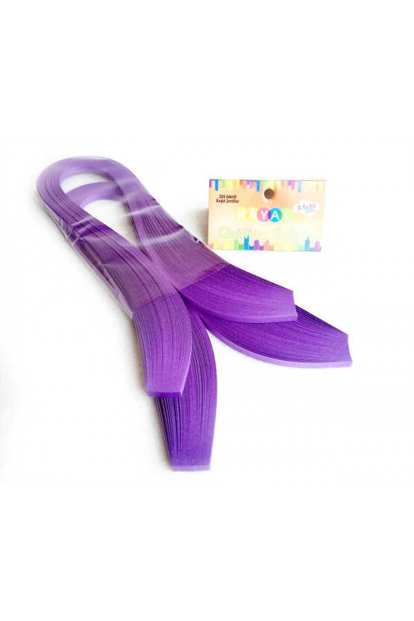 Quilling Kağıdı - Mor Renk 200lü
