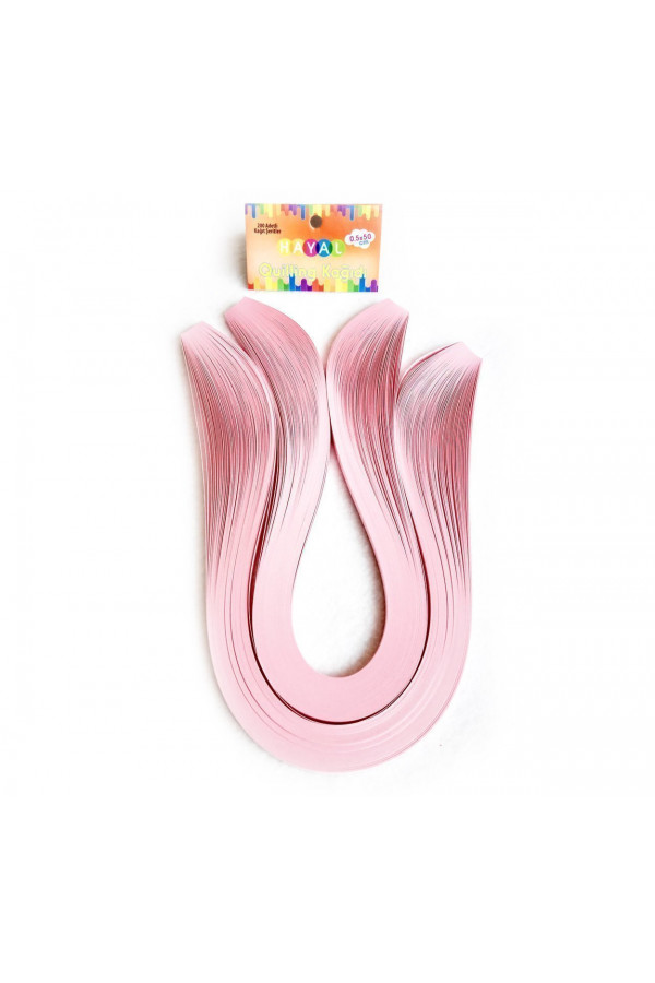 Quilling Kağıdı - Pembe Renk 200lü