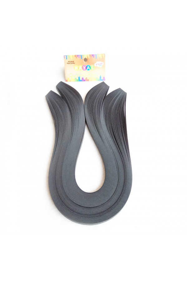 Quilling Kağıdı - Siyah Renk 200lü
