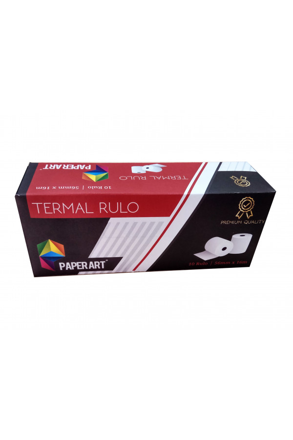 Termal Yazar Kasa ve Pos Rulosu 56 mm x 16 mt Termal Yazar Kasa ve Pos Rulosu 56 mm x 16 mt